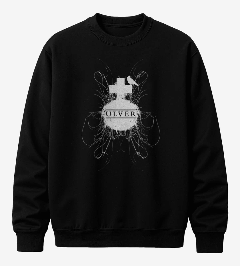 Poleron polo Negro de Ulver Logo 2