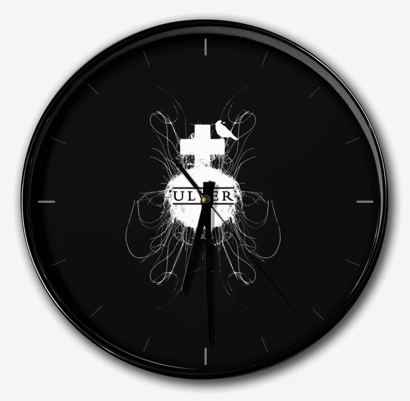 Reloj Negro de Ulver Logo 2