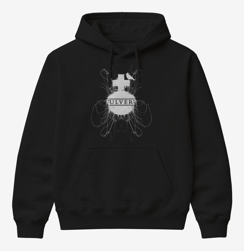 Poleron Canguro básico Negro de Ulver Logo 2