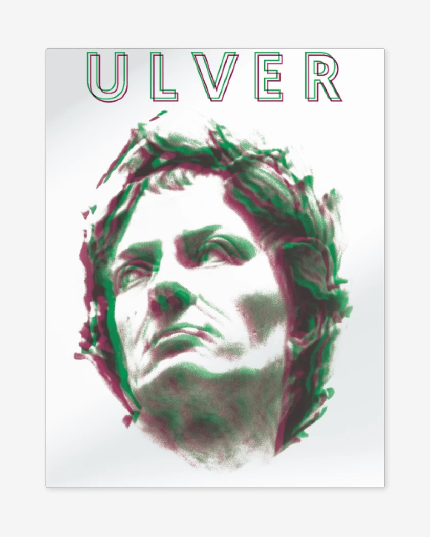 Print metalico Blanco de Ulver Dante 