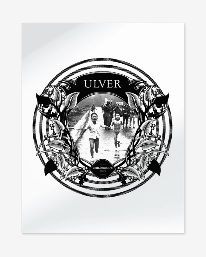 Print metalico Blanco de Ulver Childhoods End