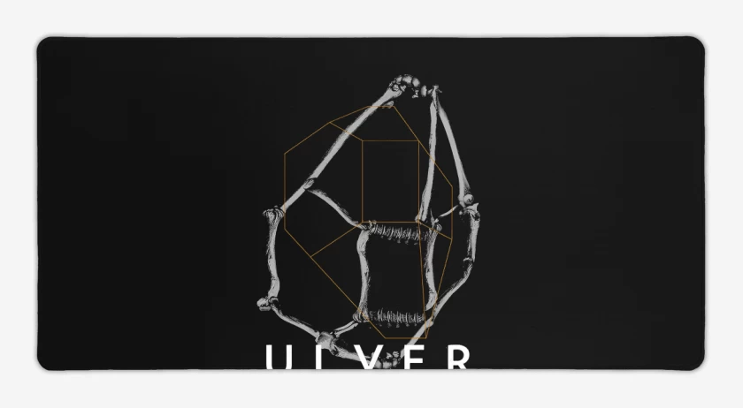 Mouse pad Gamer Negro de Ulver Bones
