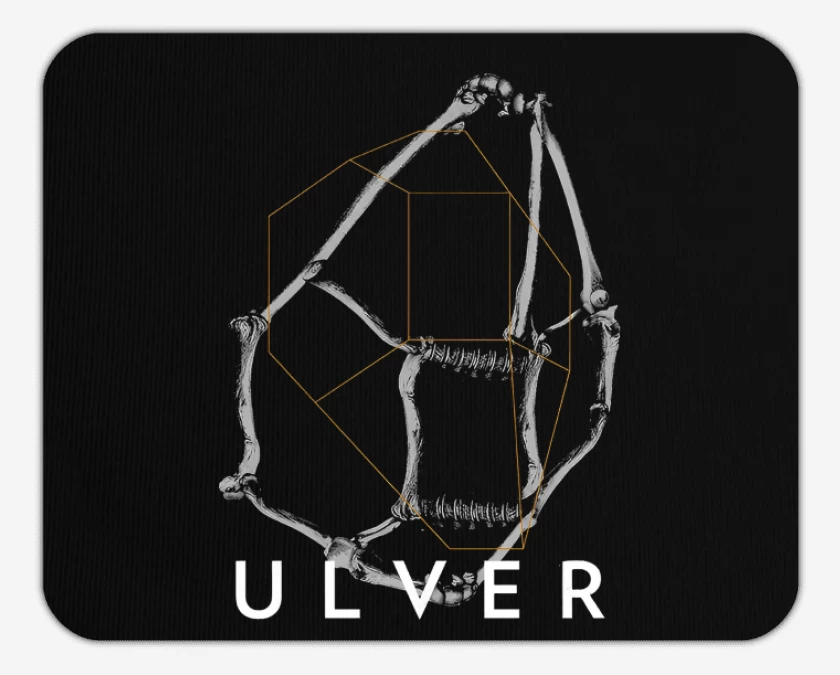 Mousepad Negro de Ulver Bones