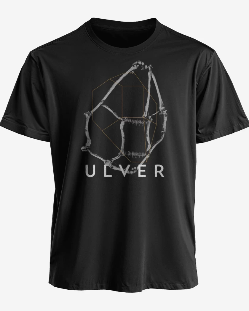 Polera premium Negro de Ulver Bones