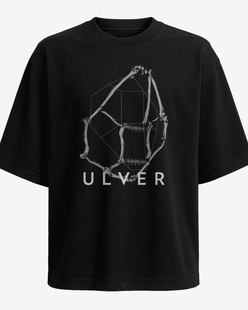 Polera Oversize Negro de Ulver Bones