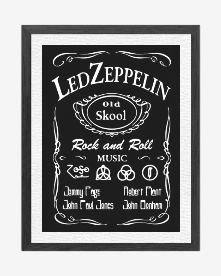 Cuadro decorativo Led zepelin