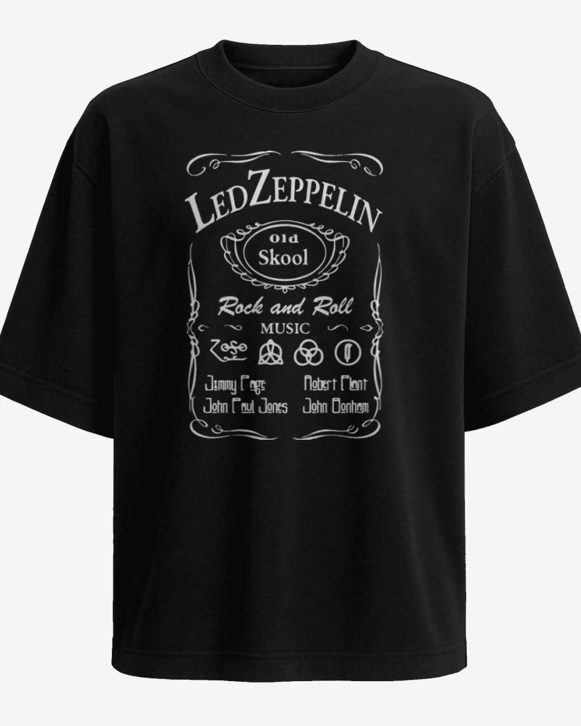 Polera Oversize Led zepelin
