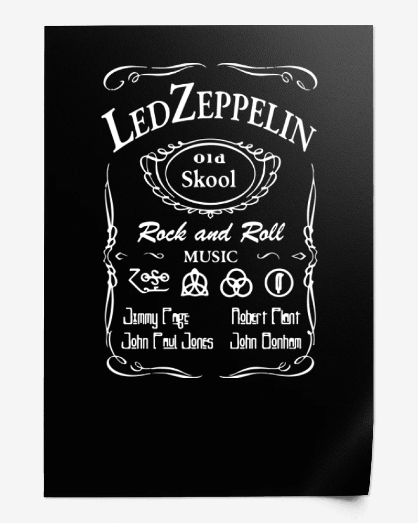 Print Led zepelin