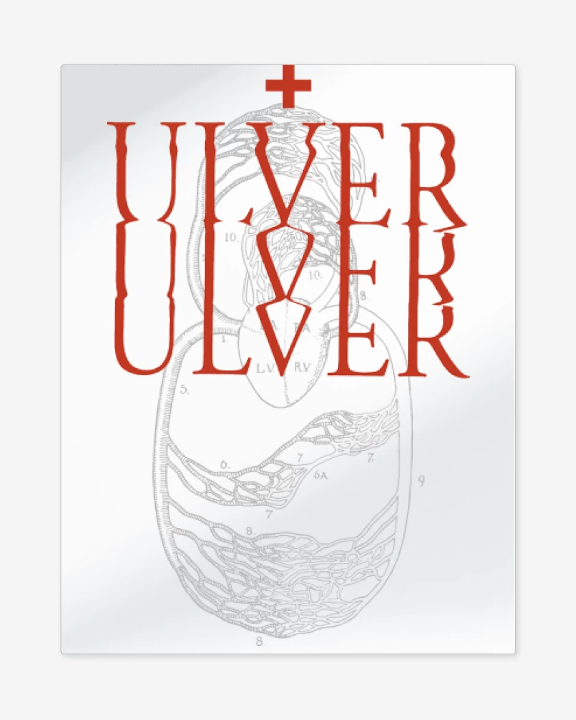 Print metalico Blanco de Ulver Roadburn