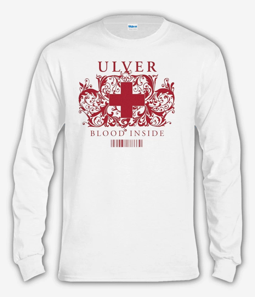 Polera manga larga Blanco de Ulver Blood Inside 