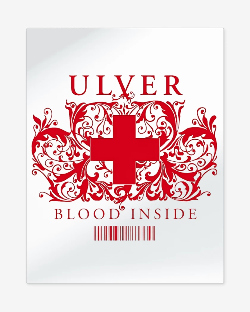 Print metalico Blanco de Ulver Blood Inside 