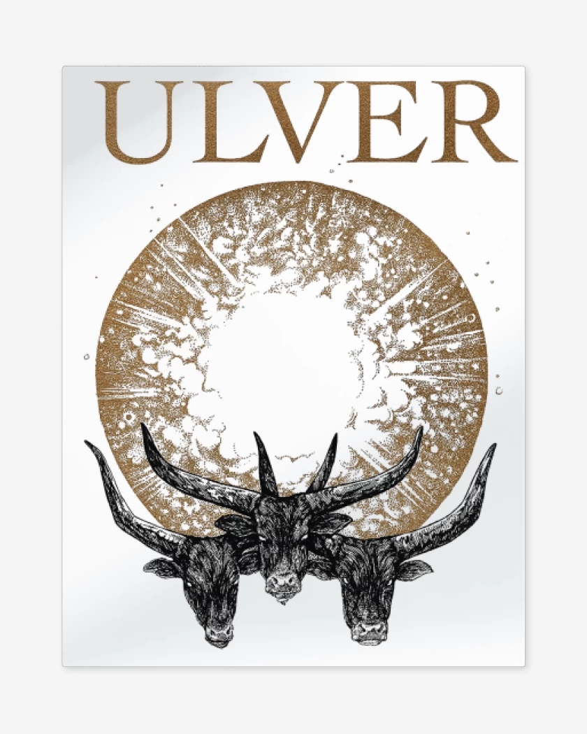 Print metalico Blanco de Ulver Shadows 