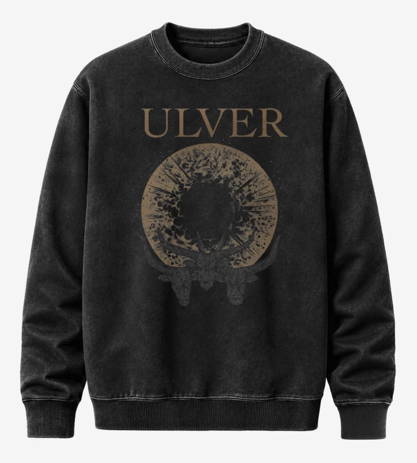 Poleron Polo Acid Wash Negro de Ulver Shadows 