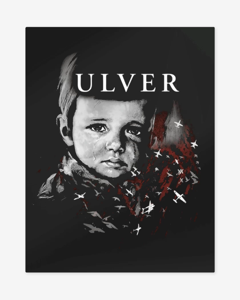 Print metalico Negro de Ulver Kid