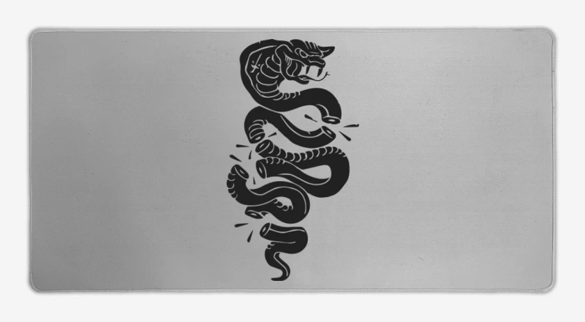 Mouse pad Gamer Gris Melange de Cobra