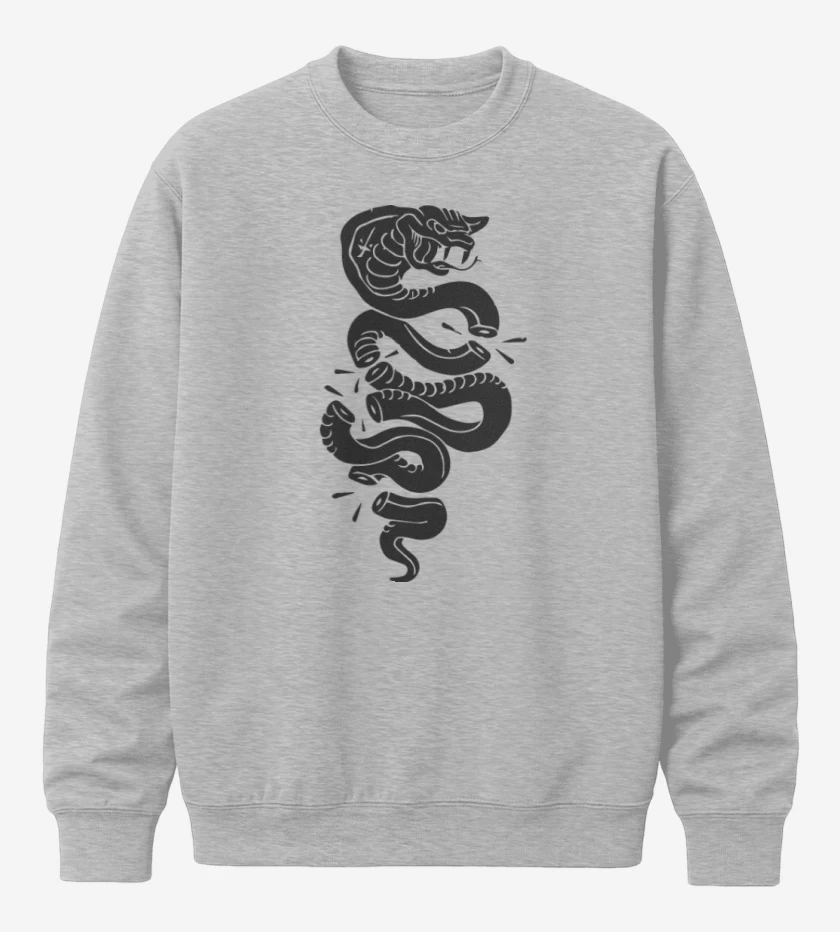Poleron polo Gris Melange de Cobra