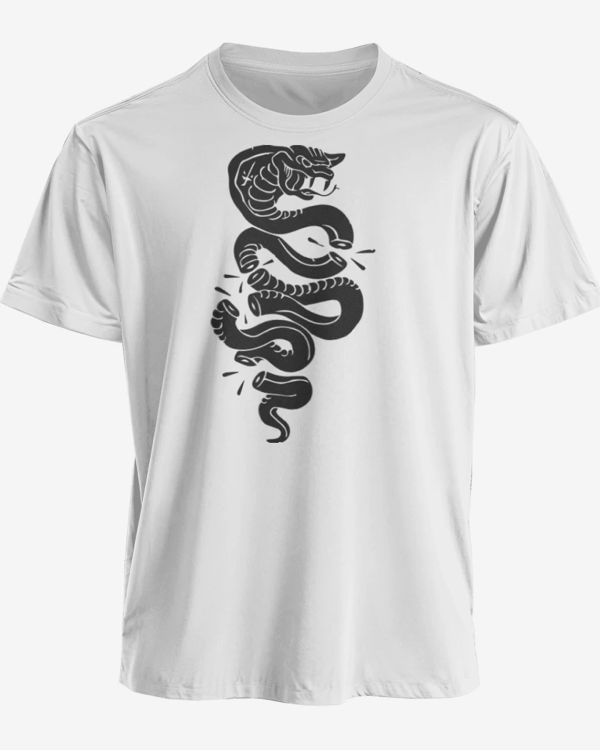Polera premium Blanco de Cobra
