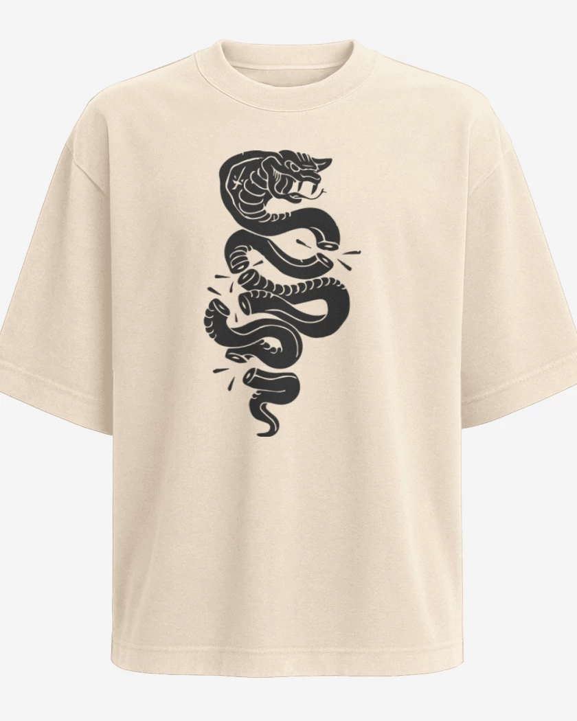 Polera Oversize Beige de Cobra