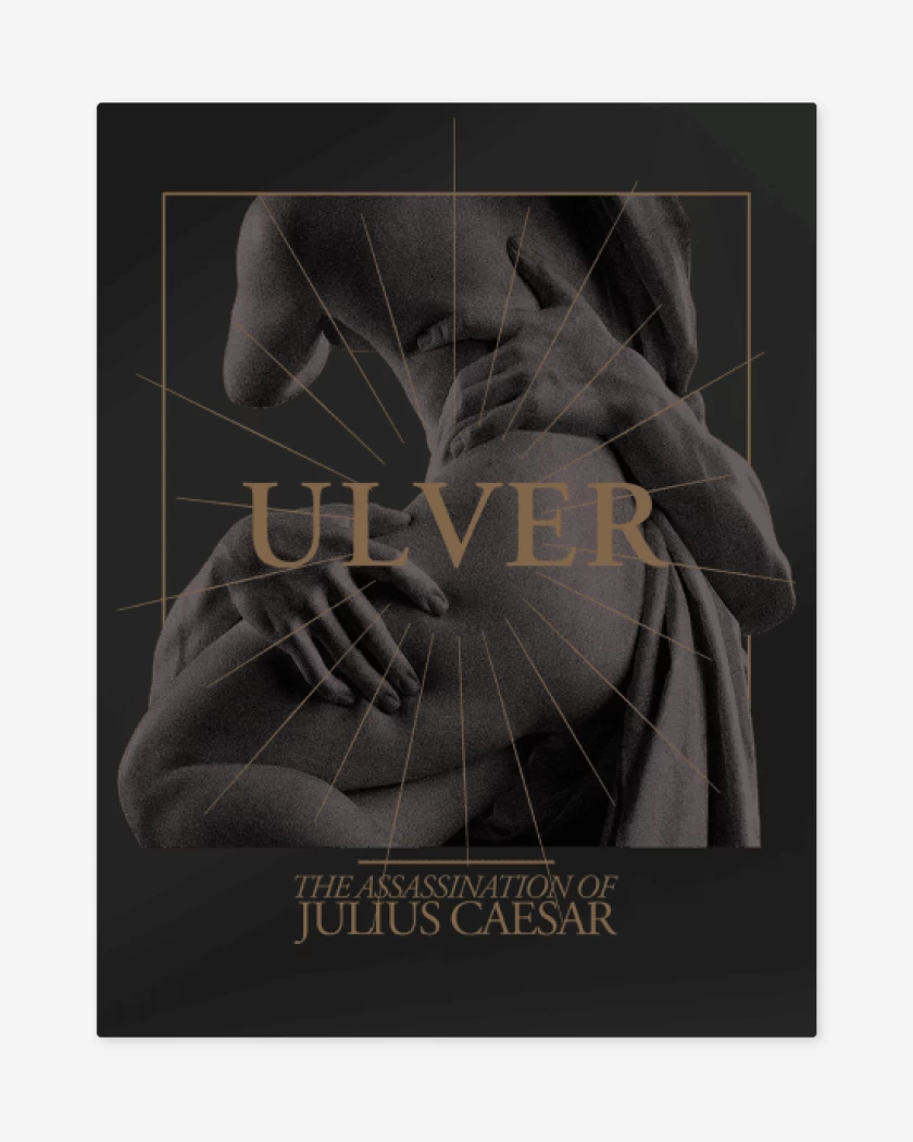 Print metalico Ulver The Assassination of Julius Caesar