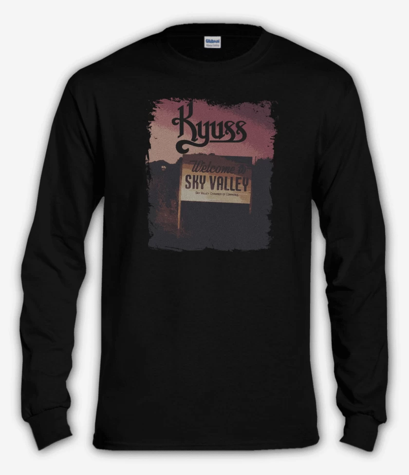 Polera manga larga Welcome to the sky valley