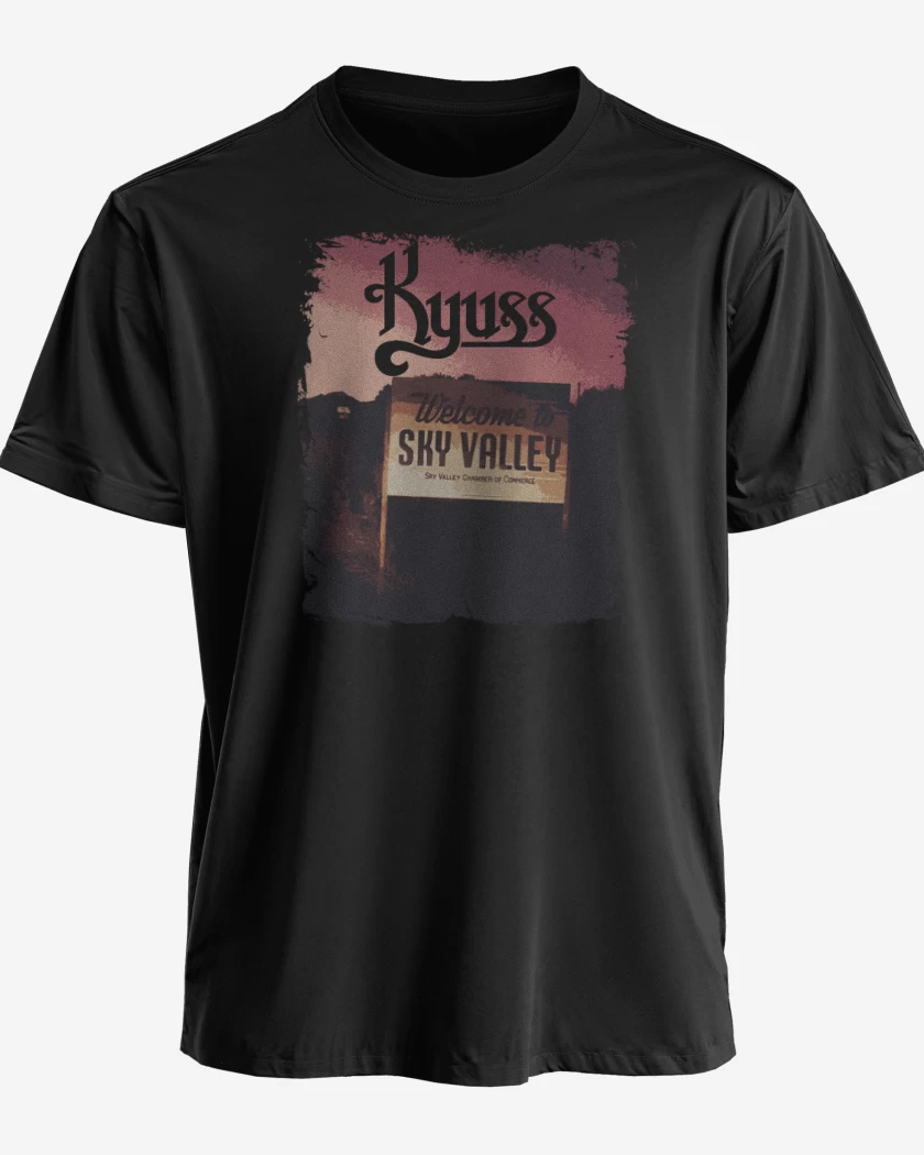 Polera premium Negro de Welcome to the sky valley