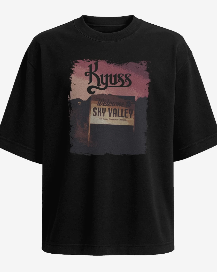 Polera Oversize Welcome to the sky valley