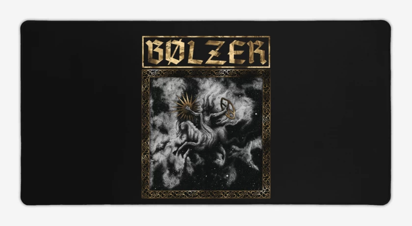 Mouse pad Gamer Negro de Bolzer Aura