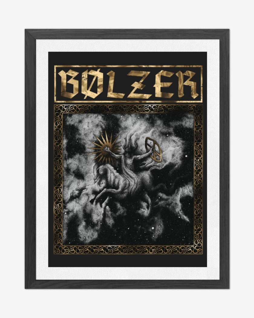Cuadro decorativo Negro de Bolzer Aura