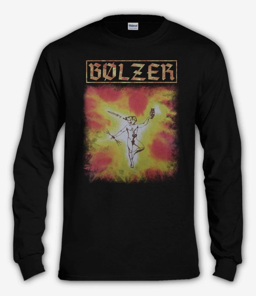 Polera manga larga Negro de Bolzer Hero