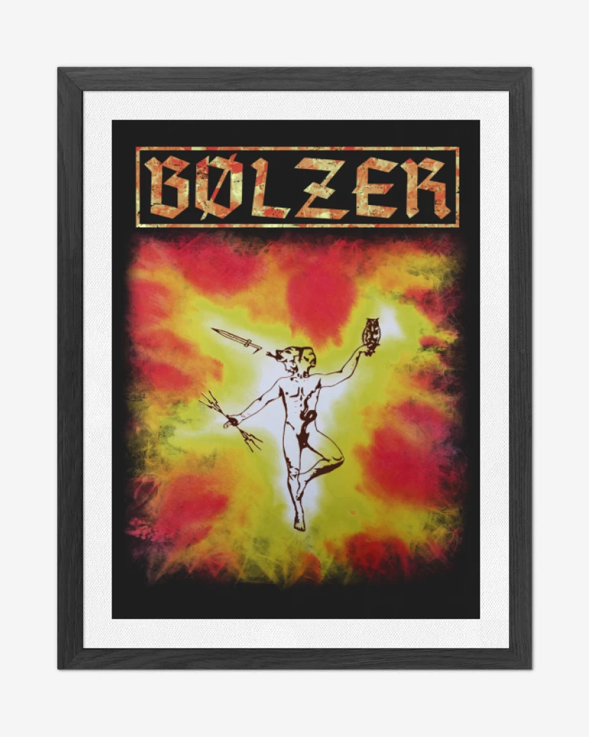 Cuadro decorativo Negro de Bolzer Hero