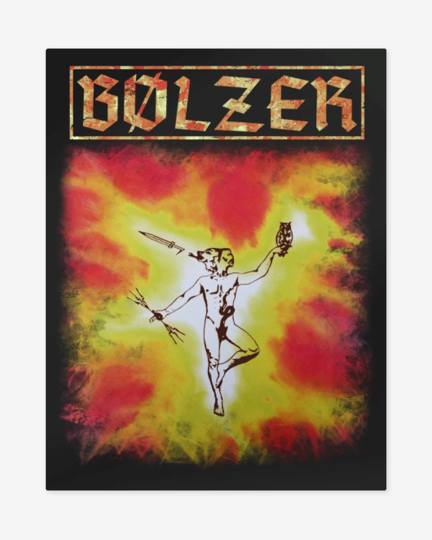 Print metalico Negro de Bolzer Hero