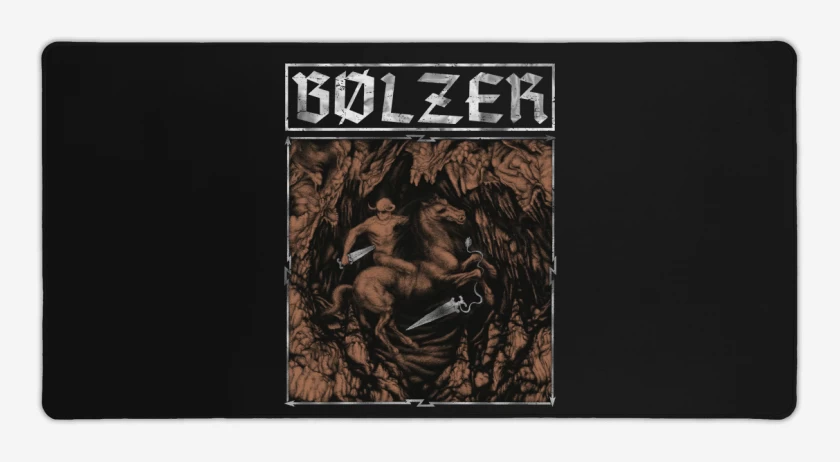 Mouse pad Gamer Negro de Bolzer Soma
