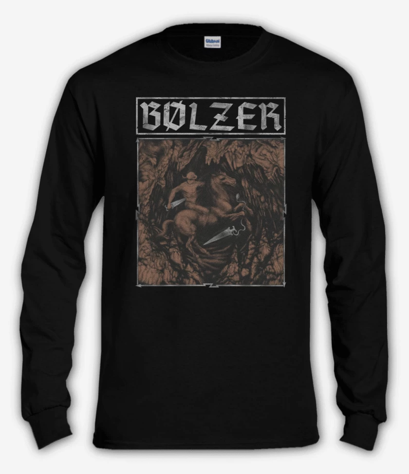 Polera manga larga Negro de Bolzer Soma