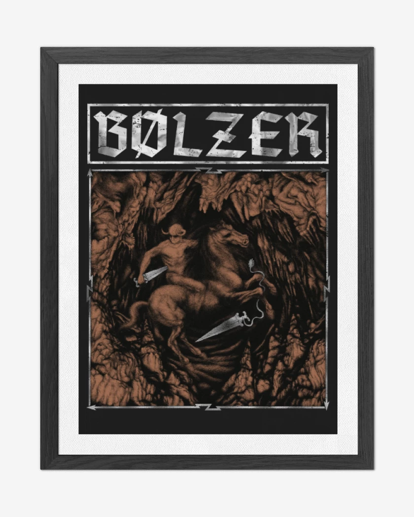 Cuadro decorativo Negro de Bolzer Soma