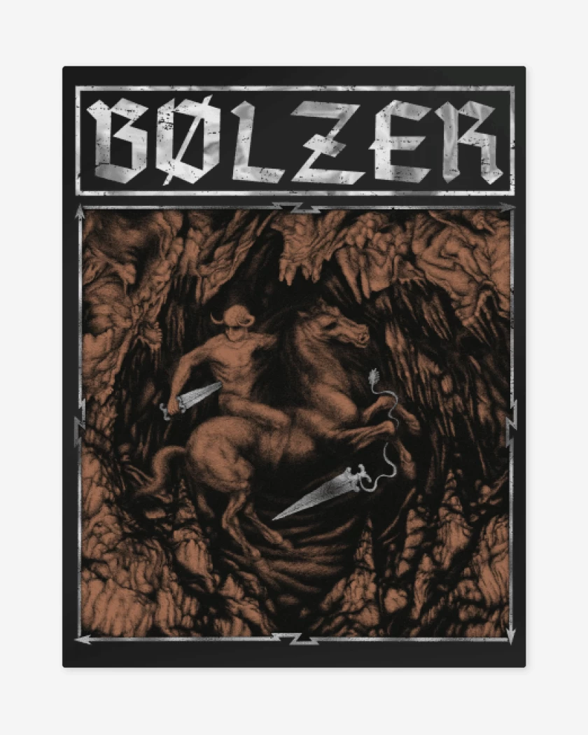 Print metalico Negro de Bolzer Soma