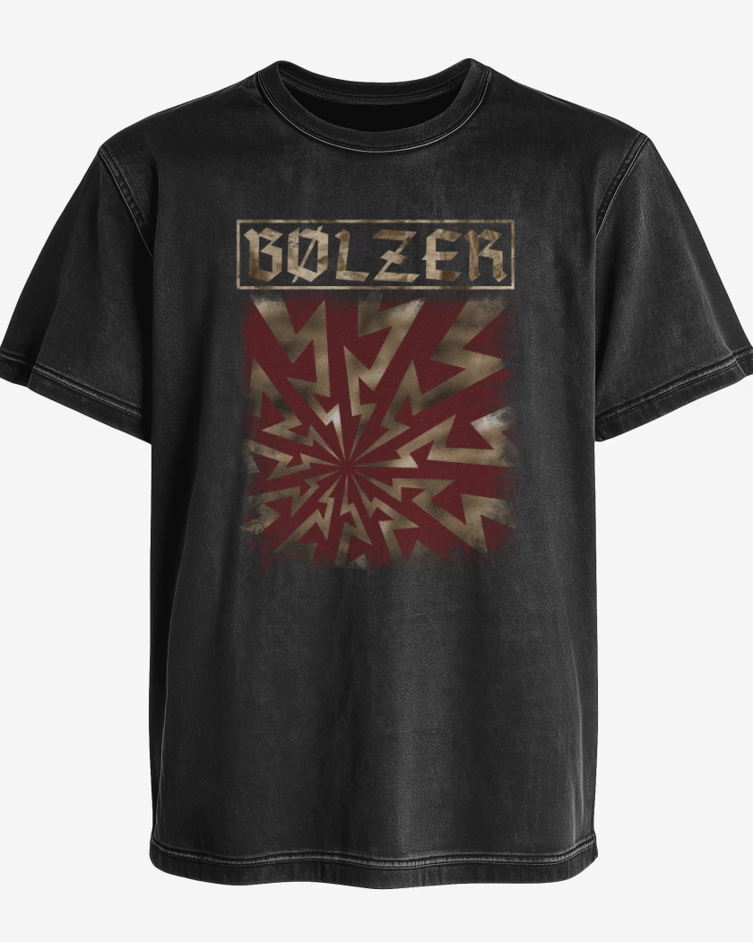 Polera desgastada Negro de Bolzer Lese Majesty
