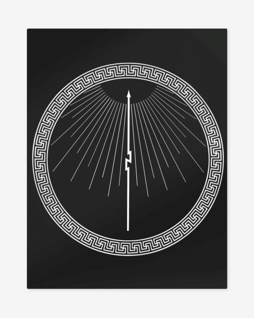 Print metalico Negro de Bolzer Roman Acupuncture
