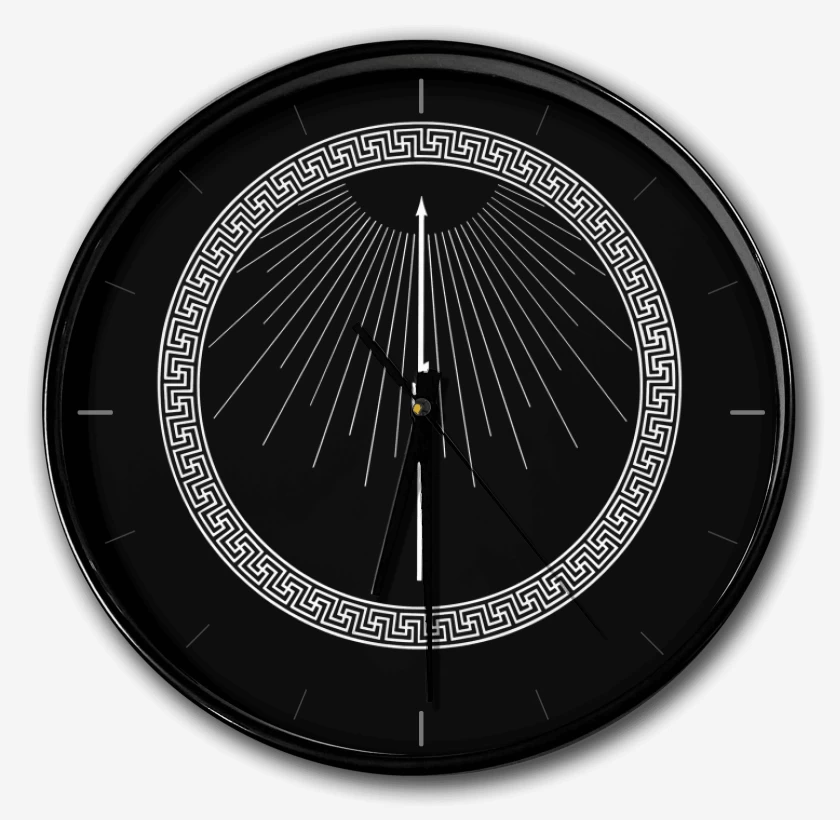 Reloj Negro de Bolzer Roman Acupuncture