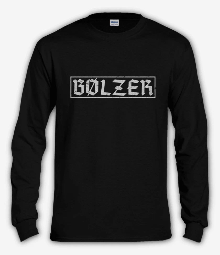Polera manga larga Negro de Bolzer logo 1