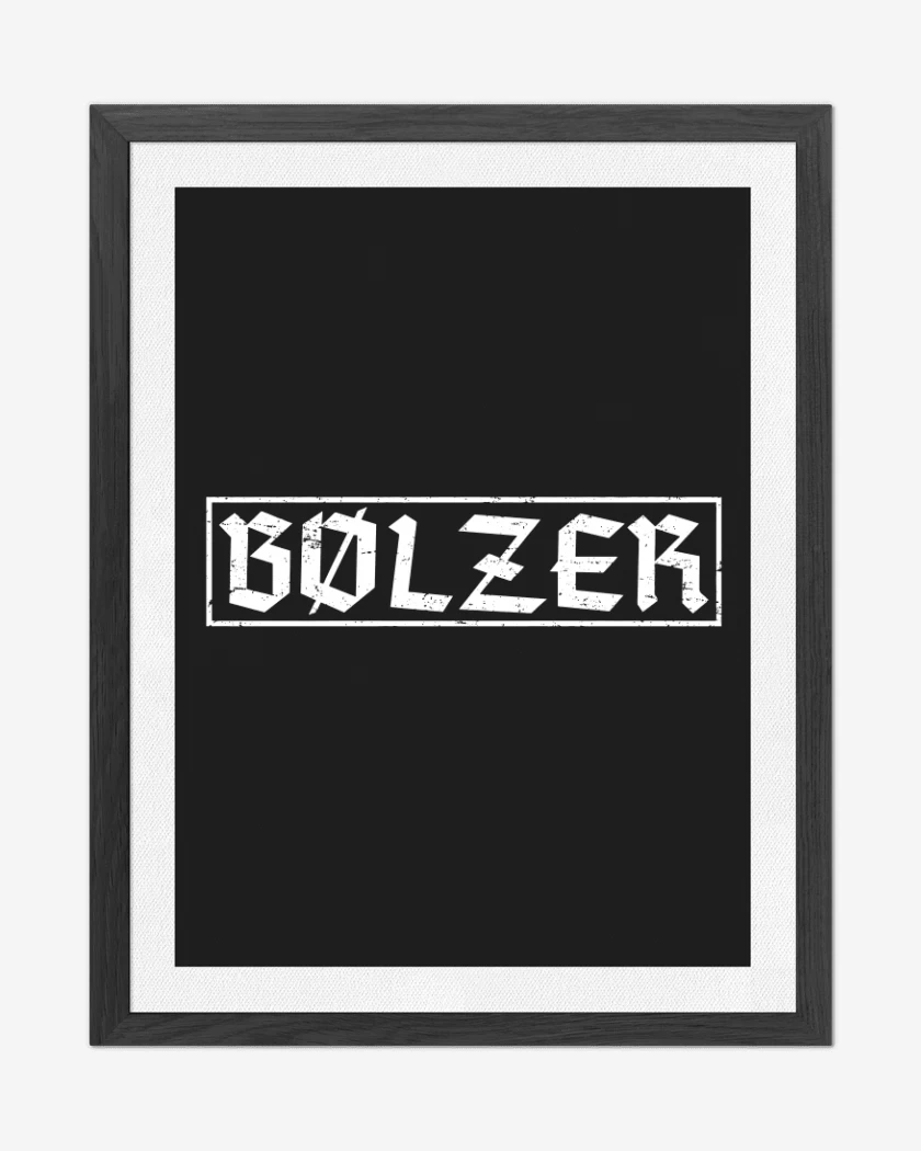 Cuadro decorativo Negro de Bolzer logo 1