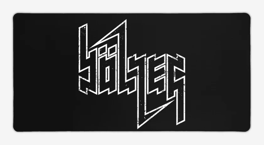 Mouse pad Gamer Negro de Bolzer logo 2