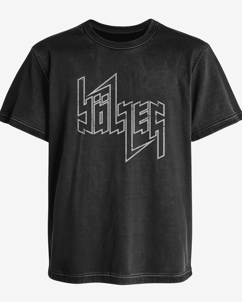 Polera desgastada Negro de Bolzer logo 2