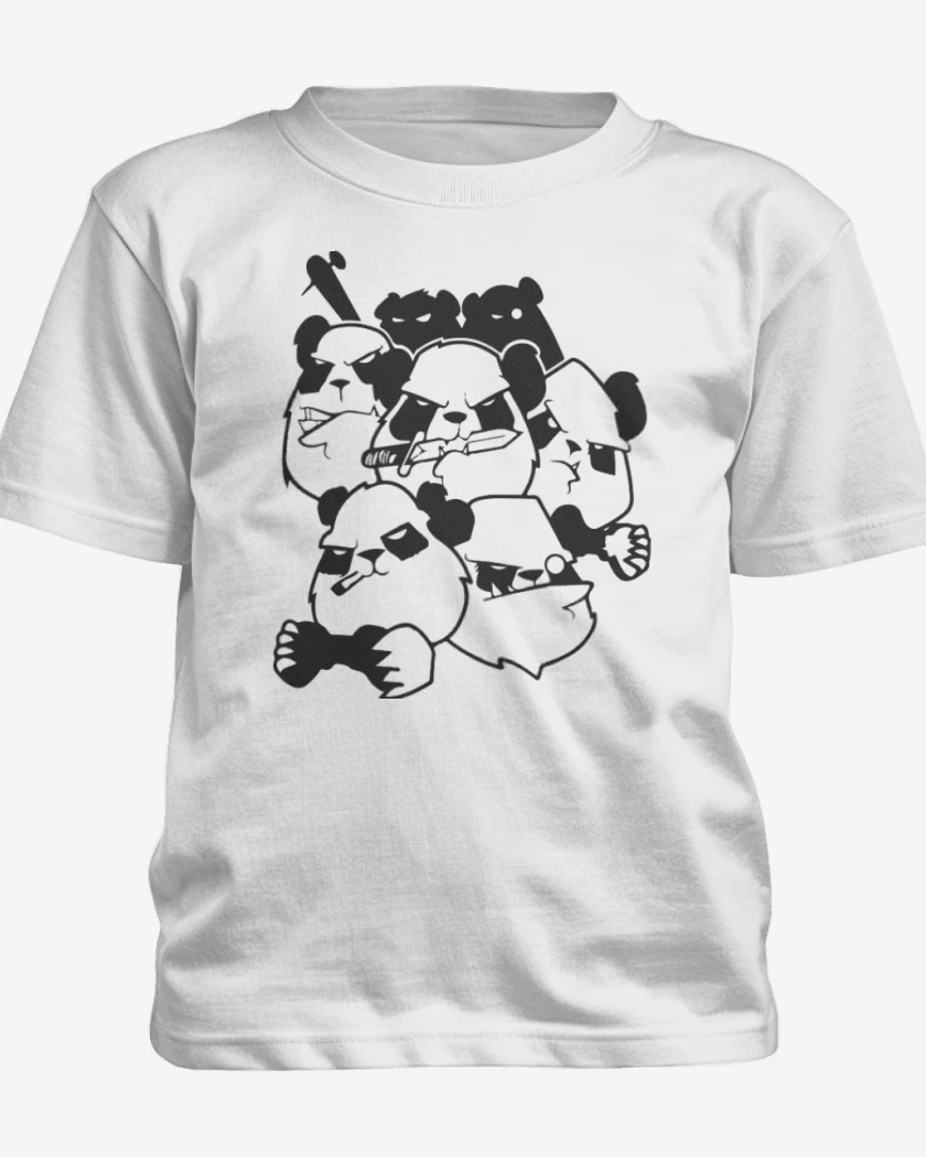Polera de niño Blanco de Pandas