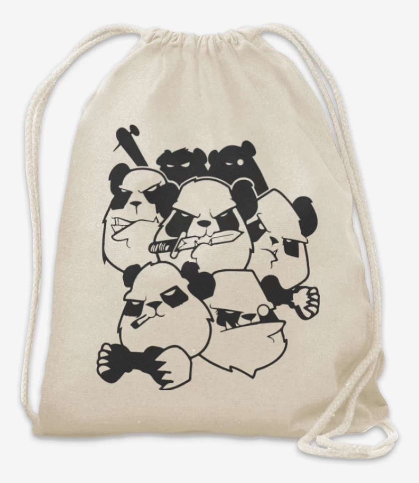 Mochila Blanco de Pandas