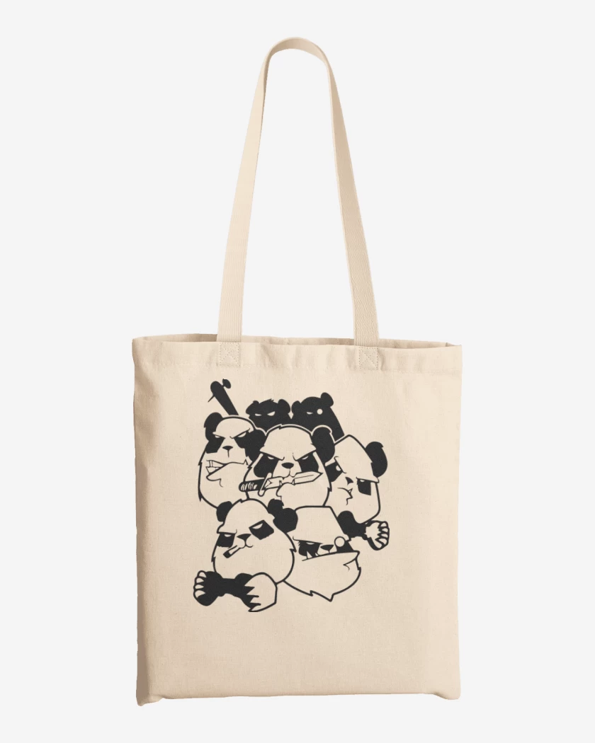 Totebag Pandas