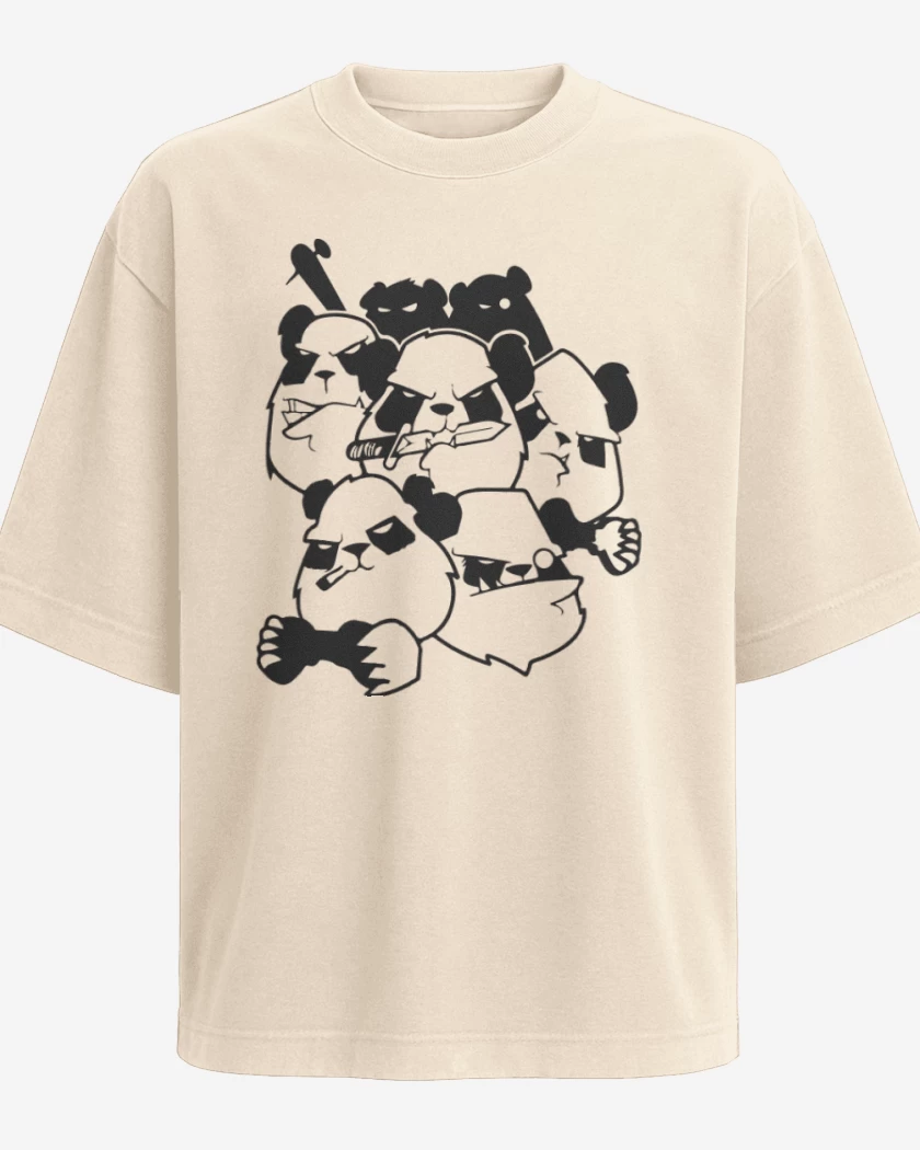 Polera Oversize Pandas