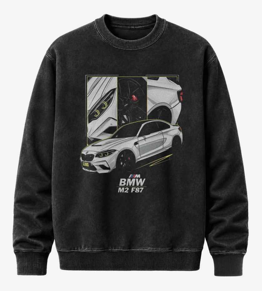 Poleron Polo Acid Wash Negro de Bmw M2