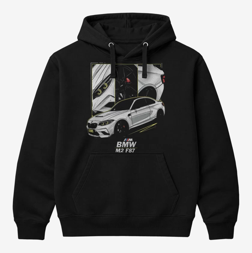 Polerón Canguro Negro de Bmw M2