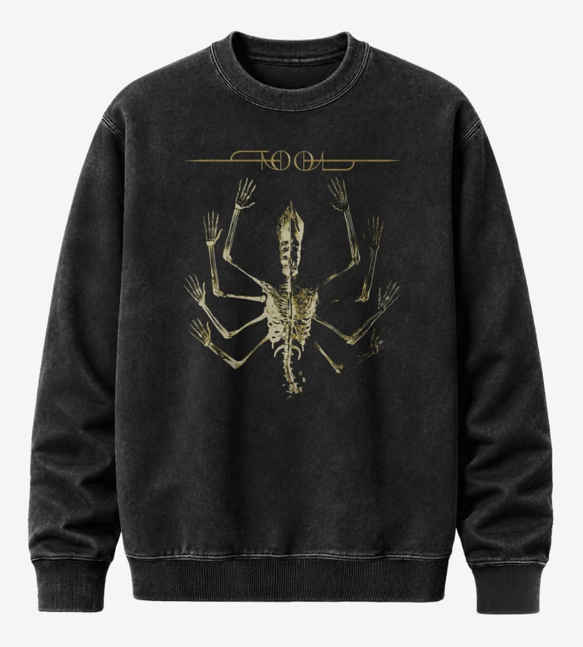 Poleron Polo Acid Wash Negro de Tool en Chile