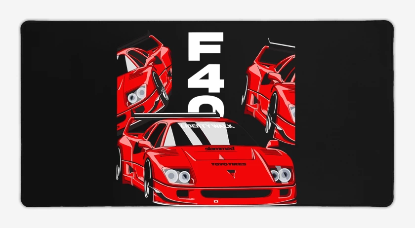 Mouse pad Gamer F40 Ferrari